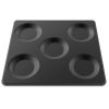 Unox EGGS 5 6x2 anti-aanbak bakplaat voor eieren 2/3 GN TG937