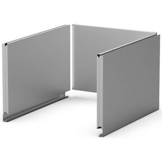 Unox zijpanelen voor ChefTop-X ultra-hoog open onderstel GN 2/1