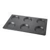 Anti-aanbak bakplaat voor eieren 1/1GN (6xØ12,5cm)