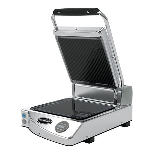 Unox SpidoCook keramische contactgrill - 250x250 mm, glad/geribbeld
