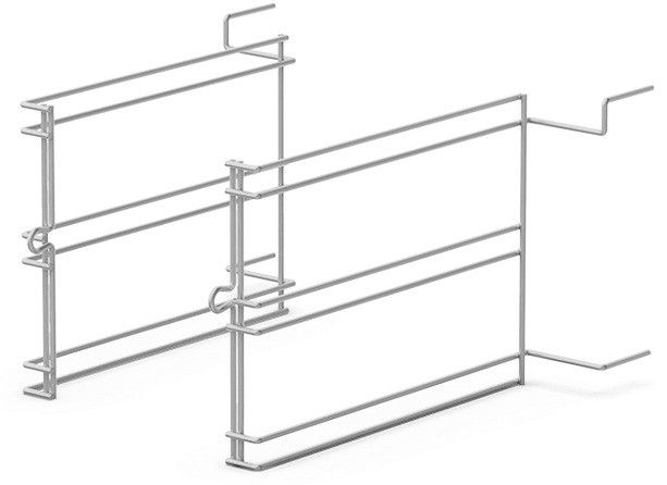 Unox zijsteunen met extra hoogte voor BakerLux SHOP.Pro 4x 460x330