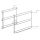 Unox zijsteunen met extra hoogte voor BakerLux SHOP.Pro 4x 460x330
