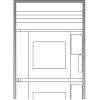 Unox inbouwframe voor ChefTop VISTA 8x GN 1/1 vlakke installatie