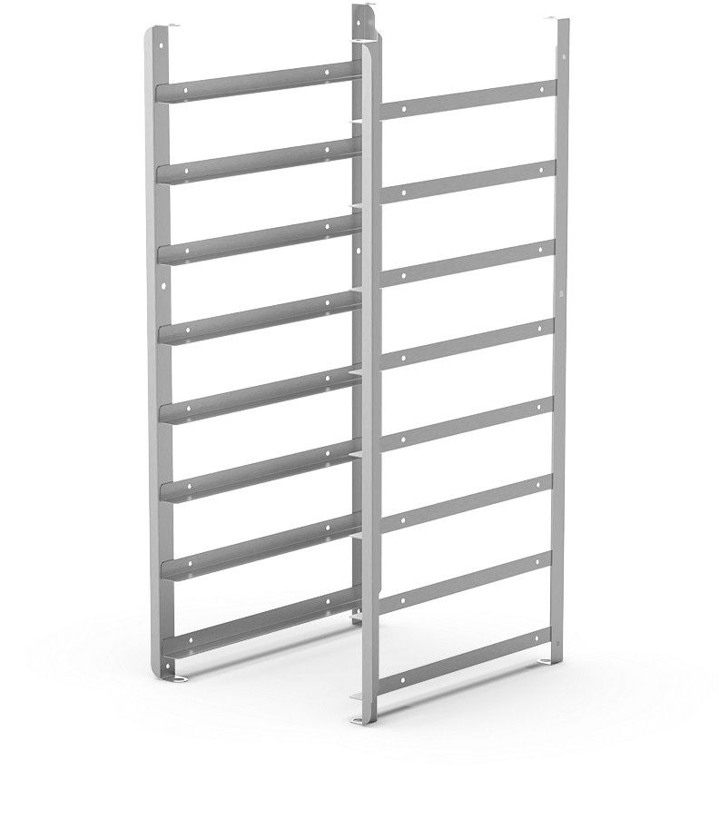 Unox zijsteunen met extra hoogte voor BakerLux SHOP.Pro 10x 600x400