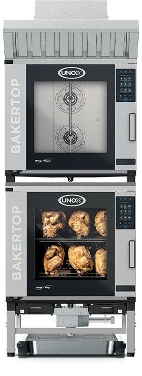 Unox SMART.Drain trolley voor gestapelde ChefTop ovens