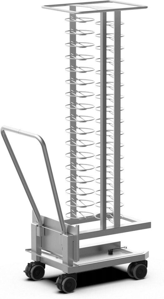 Unox QUICK.Plate borden trolley voor ChefTop MindMaps COMPACT